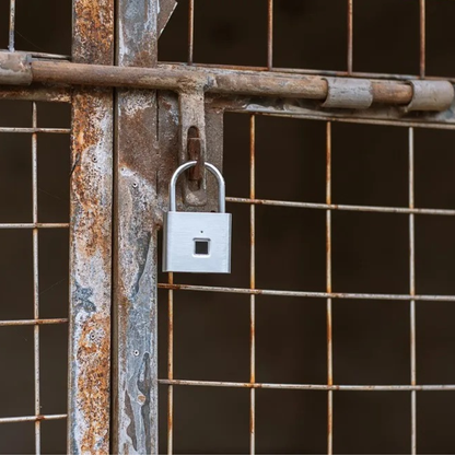 Heavy-Duty Smart Fingerprint Padlock