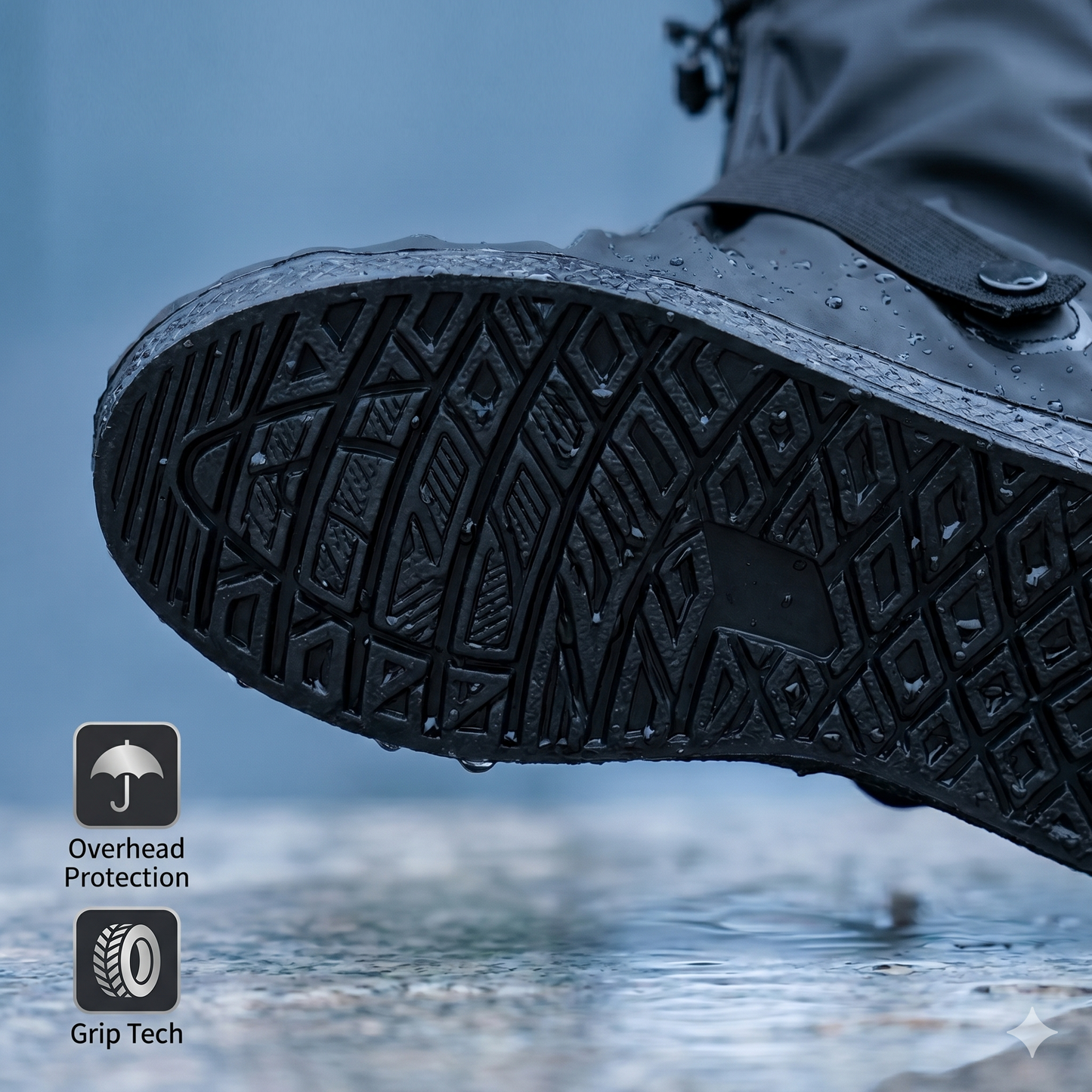 Anti-Slip Waterproof High-Top Shoe Covers