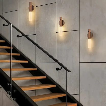 Drill-Free LED Motion Sensor Wall Lamp