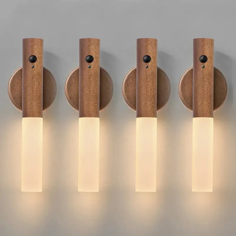 Drill-Free LED Motion Sensor Wall Lamp