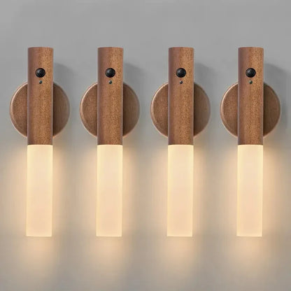 Drill-Free LED Motion Sensor Wall Lamp